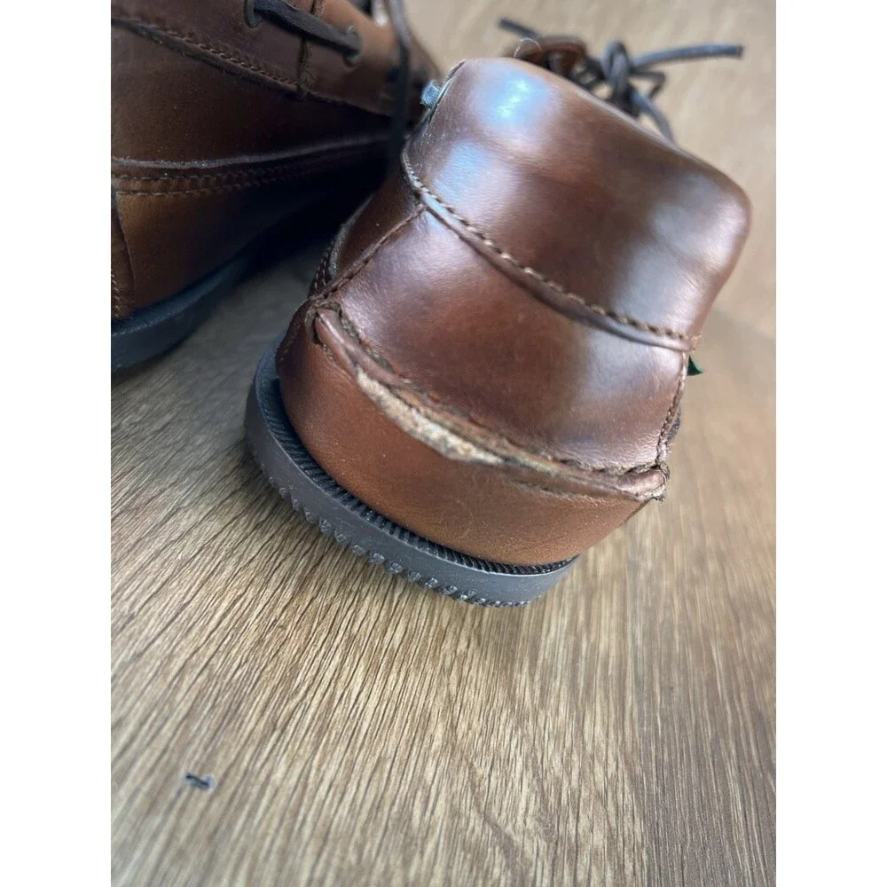 Vintage G.H. Bass & Co. Leather Boat Shoes Size 13M